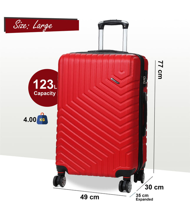 Bega Large Hard Shell Suitcase in Red