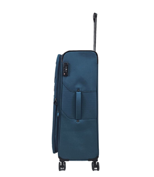 Corby Large Soft Shell Suitcase in Teal