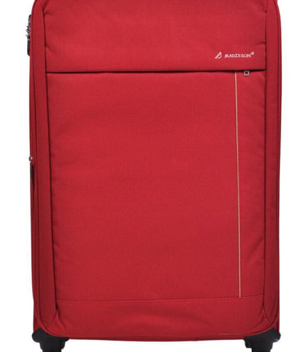 Clevedon Large Soft Shell Suitcase in Red