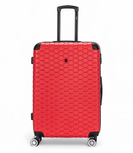 Noda Medium Hard Shell Suitcase in Red