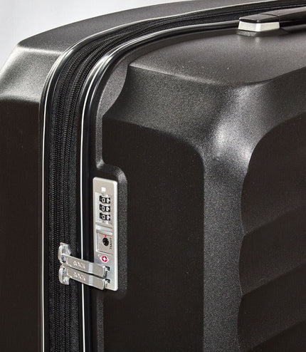 Alton Large Hard Shell Suitcase in Black