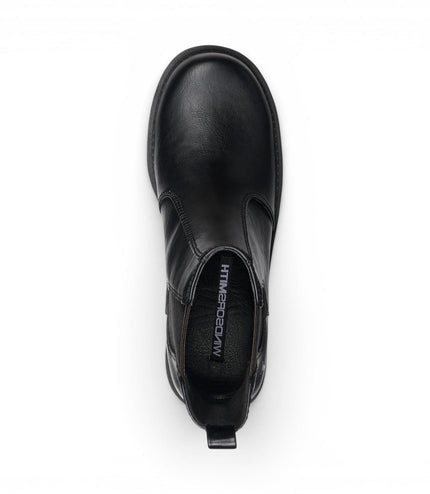 Windsormsith Women's Black Chunky Platform Chelsea Boots - Evolve