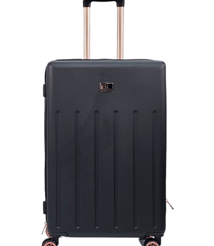 Cramlington Medium Soft Shell Suitcase in Black