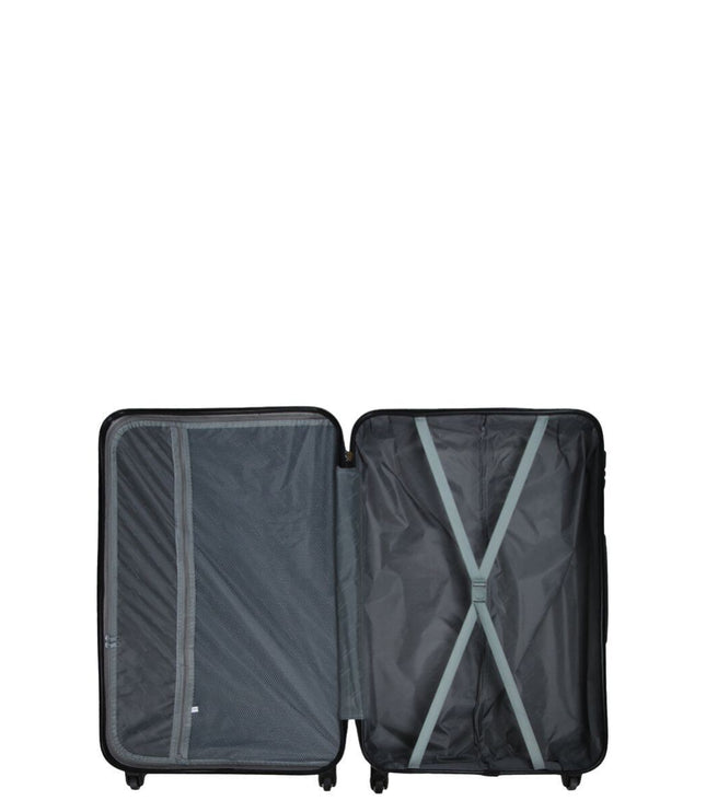 Croydon Large Hard Shell Suitcase in Black