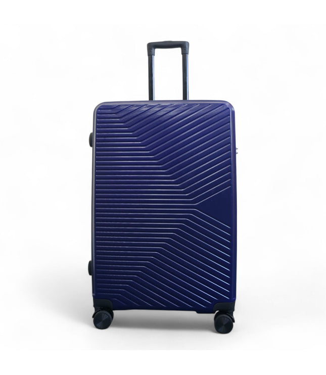 Junee Large Hard Shell Suitcase in Navy Blue