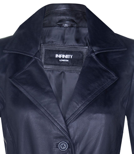 Womens Full Length Trench Coat-Alhambra