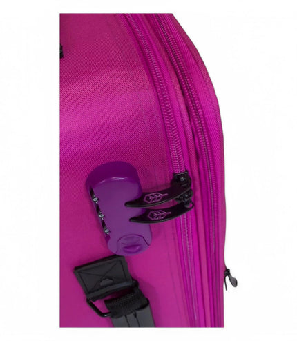 Handa Medium Soft Shell Suitcase in Pink