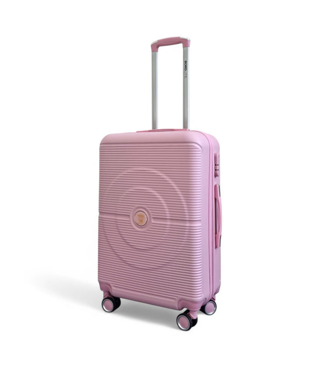 Seto Medium Hard Shell Suitcase in Pink