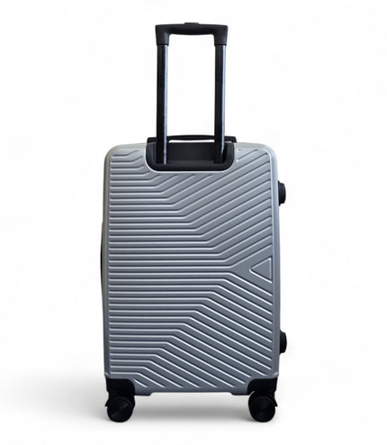 Junee Medium Hard Shell Suitcase in Silver
