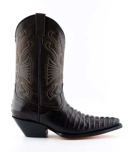 Grinders Brown Leather Western Cowboy Boots -Carolina