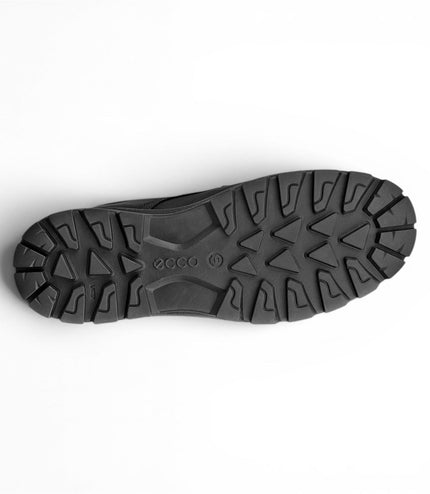 Ecco Men's Black Leather Waterproof Casual Shoes -  Rugged Track 25