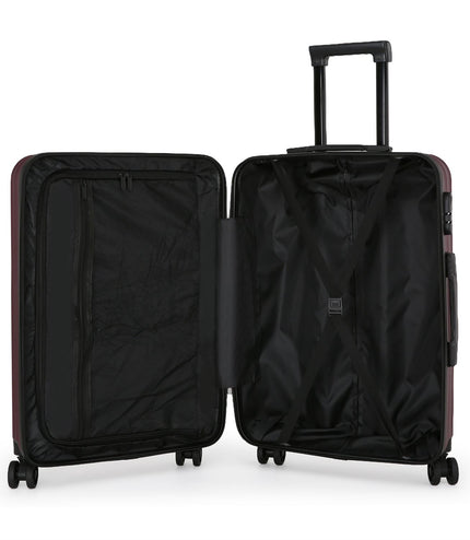 Edmonton Medium Hard Shell Suitcase in Burgundy