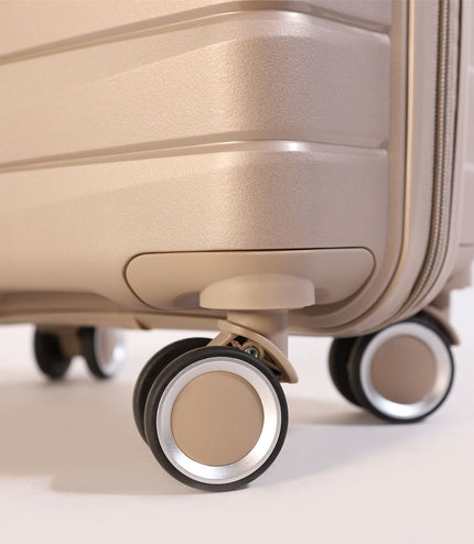 Forster Medium Hard Shell TSA Suitcase in Champagne Beige