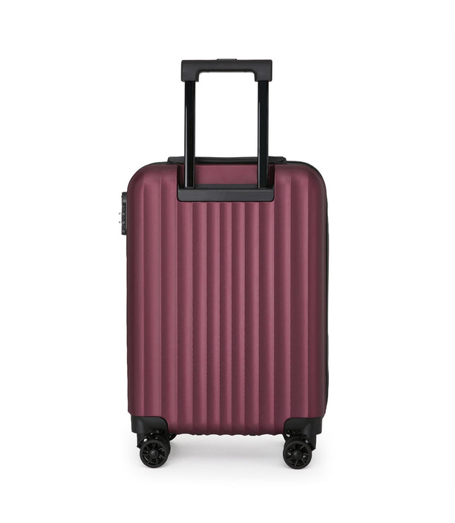 Edmonton Cabin Hard Shell Suitcase in Burgundy