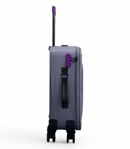 Handa Cabin Soft Shell Suitcase in Grey