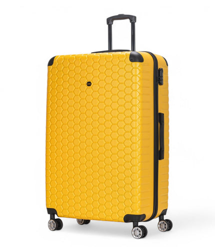 Noda X-Large Hard Shell Suitcase in Yellow