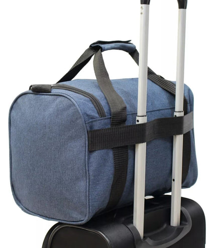 Holdall Carry On 40x 20 x25cm Under-seat Travel Cabin Bag for Ryanair, Easy Jet Navy