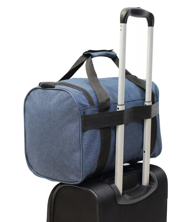 Holdall Carry On 40x 20 x25cm Under-seat Travel Cabin Bag for Ryanair, Easy Jet Navy