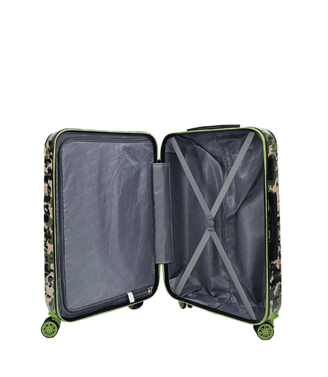 Brewood Extra Large Hard Shell Suitcase in Green