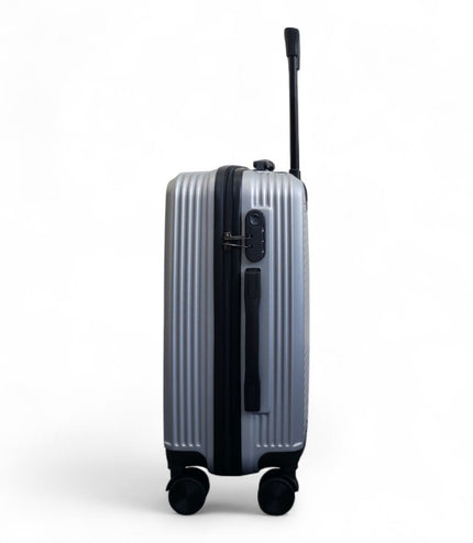 Junee Cabin Hard Shell Suitcase in Silver