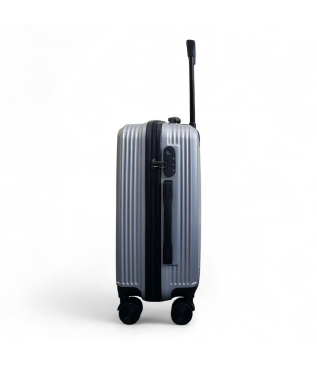 Junee Cabin Hard Shell Suitcase in Silver