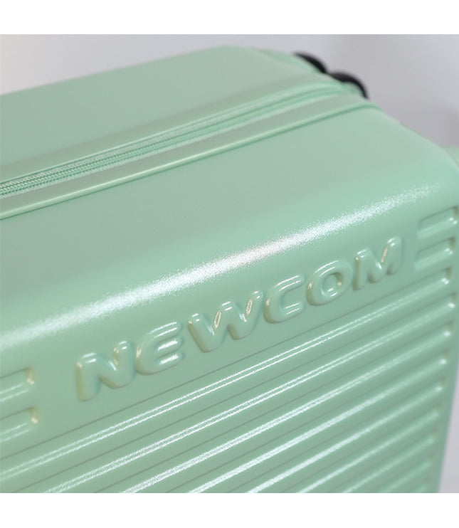 Hard Shell Cabin 44 x 22 x 38 cm Green TSA Secure Luggage Suitcase Suitable for Easyjet, Ryanair