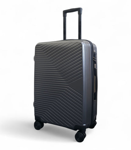 Junee Medium Hard Shell Suitcase in Charcoal Grey