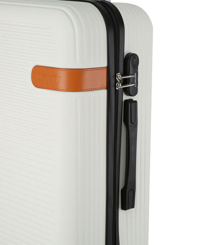 Calgary Medium Hard Shell Suitcase in Cream