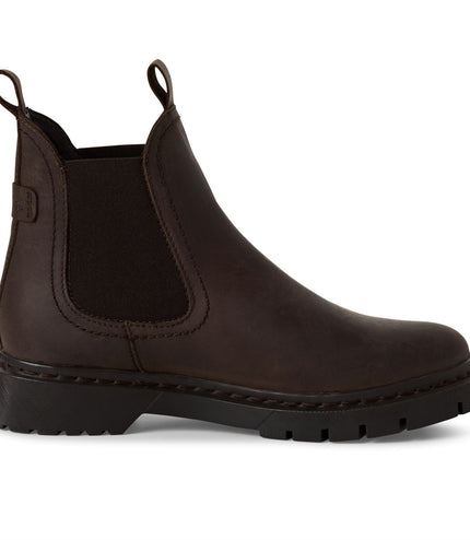 Tamaris Womens Brown Leather Classic Chelsea Ankle Boots