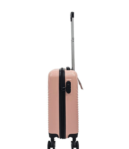 Chorley Cabin Hard Shell Suitcase in Rose Gold