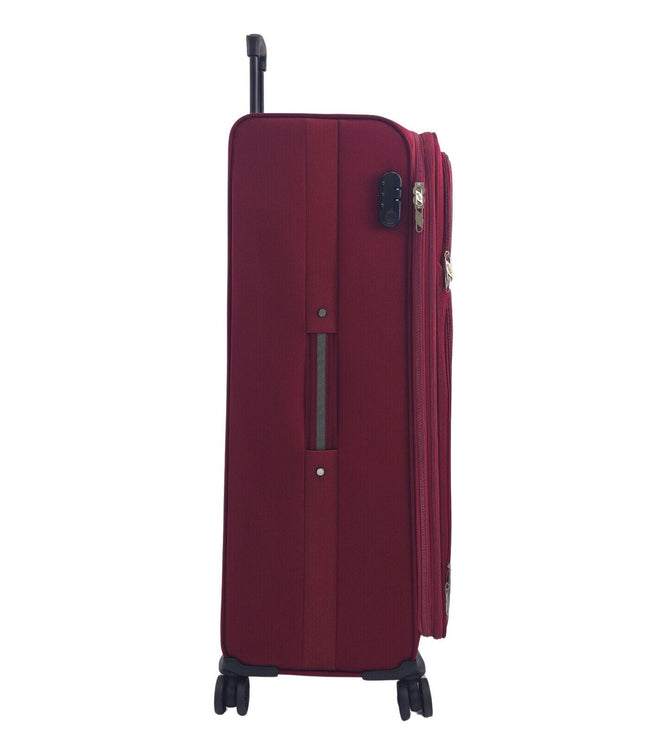 Arundel Extra Large Soft Shell Suitcase in Burgundy