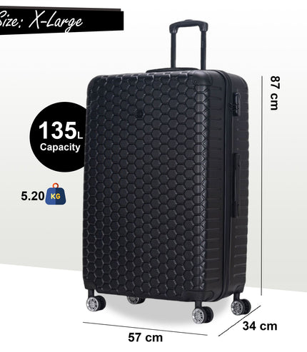 Noda X-Large Hard Shell Suitcase in Black