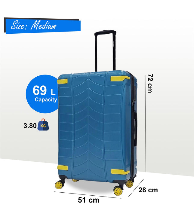 Chilton Medium Hard Shell Suitcase in Blue