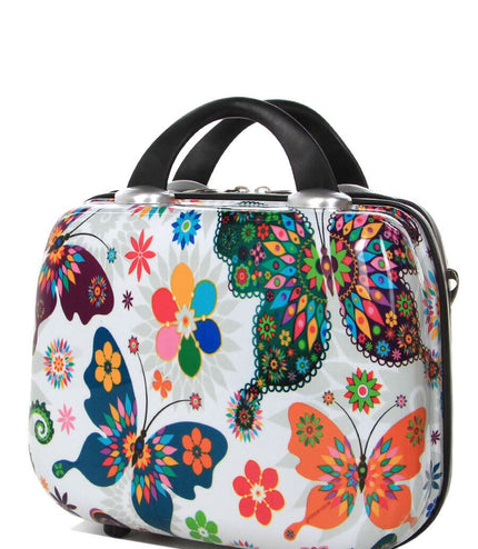 Corbridge Cosmetic Hard Shell Suitcase in Butterfly