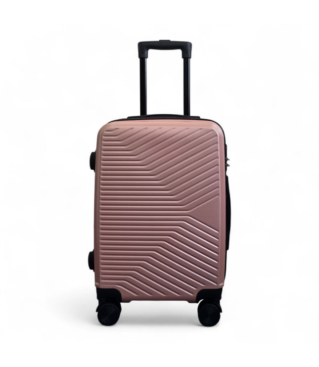 Junee Cabin Hard Shell Suitcase in Rose Gold