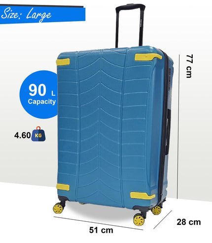 Chilton Large Hard Shell Suitcase in Blue