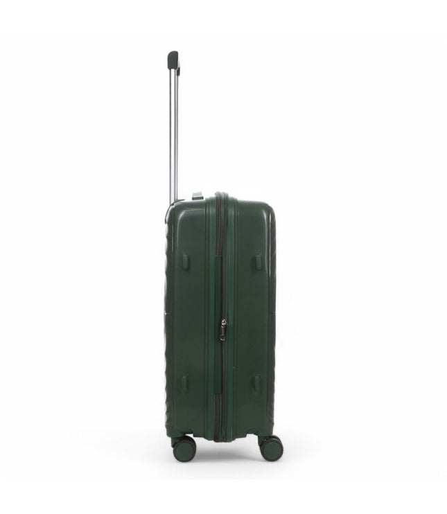 Balranald Medium Hard Shell Suitcase in Dark Green