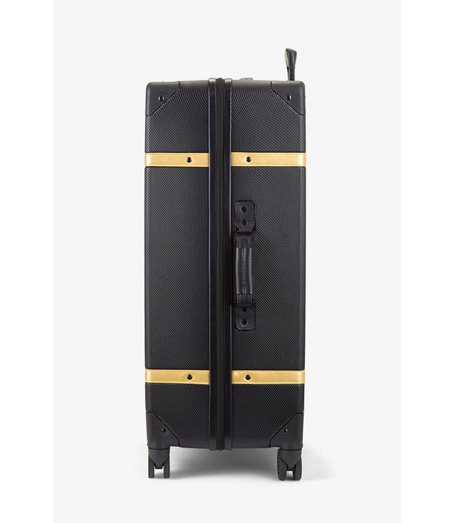 Alston Large Hard Shell Suitcase in Black Gold