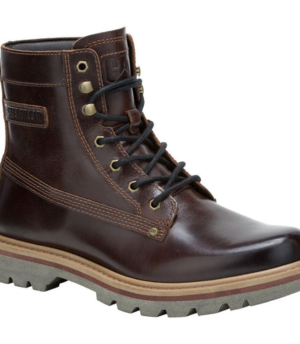 Caterpillar Colorado Grader Waterproof Brown Leather Boots