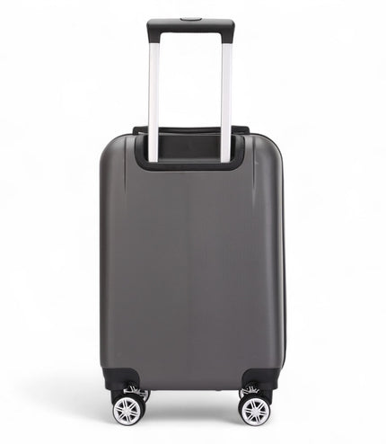 Calgary Cabin Hard Shell Suitcase in Charcoal Black
