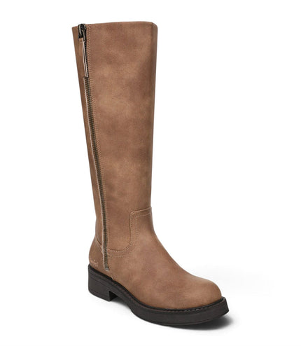 Blowfish Malibu Women's Tan Faux Leather High Riding Boots - Venice Tall