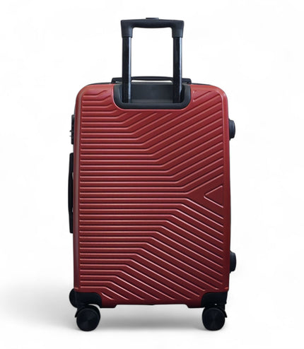 Junee Medium Hard Shell Suitcase in Red