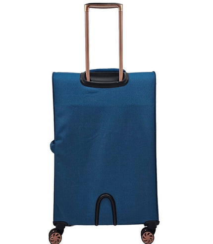 Bexley Medium Soft Shell Suitcase in Teal