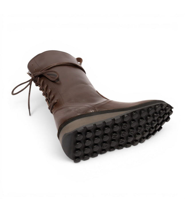 Fly London Women’s Brown Leather Mid-Calf Long Boots - HEIG229