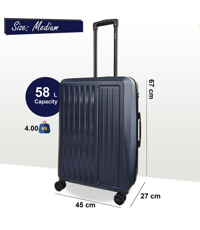 Croydon Medium Hard Shell Suitcase in Navy