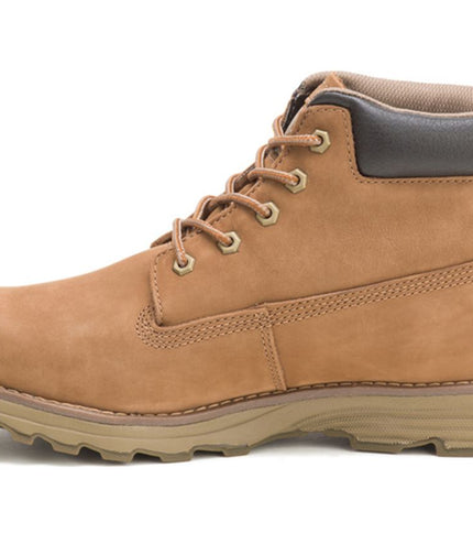 Caterpillar Men's Founder Brown Leather Everyday Ankle Boots
