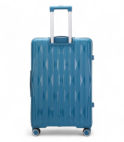Burnaby Medium Hard Shell Suitcase in Teal Blue