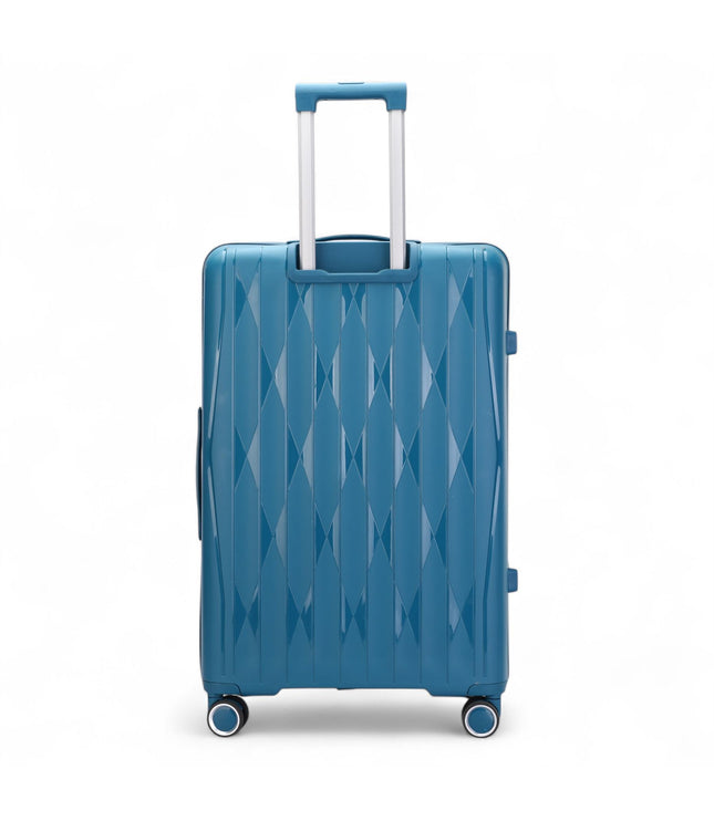 Burnaby Medium Hard Shell Suitcase in Teal Blue
