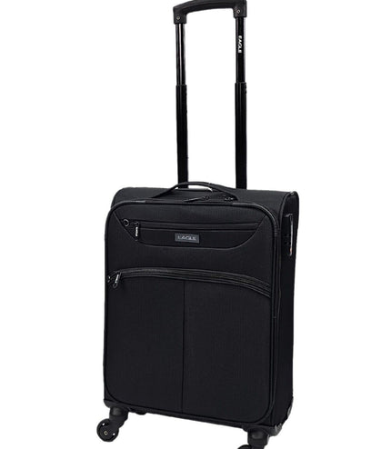 Ashford Cabin Soft Shell Suitcase in Black