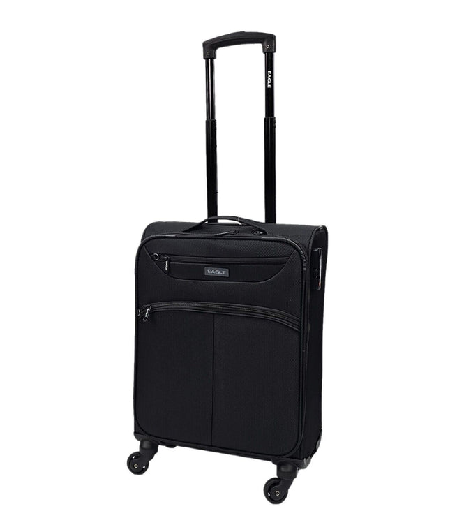 Ashford Cabin Soft Shell Suitcase in Black